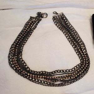 Mango crystal necklace